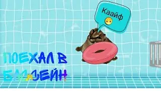 Шлёпа едет в бассейн!