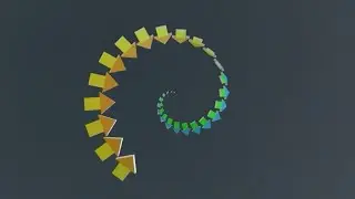 SideFX Houdini - Fun with rotating stuff around an axis