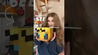 Making a minecraft BEE in real life! 🐝