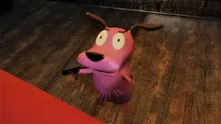 Courage the dog!