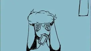 Waiting by the phone. [Animation meme] Rough Draft