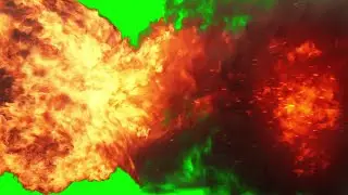 Fire Blast | green screen video | green screen Fire | blast