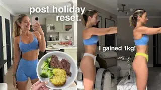 I GAINED WEIGHT ON HOLIDAY | let's get back into a routine