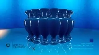 UEFA European Championship Trophy 3D Model