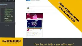 Come Integrare codici HTML in Elementor