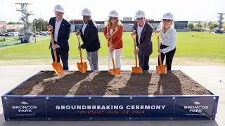 Broncos take next step toward new facility with ceremonial groundbreaking