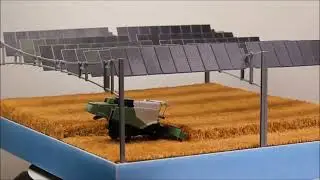 Agrivoltaic Solar Farm - Interactive Scale Model