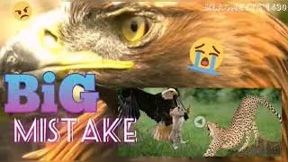 Ang nabigong pagliligtas ng inang leopard sa kanyang anak mula sa pagsalakay ng isang agila 😱😭