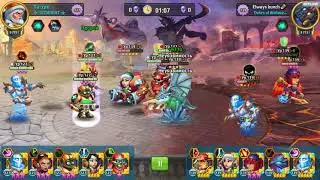 Бой против Красного Дракона (Battle Arena Heroes Adventure)
