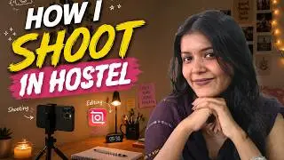How I Shoot YouTube Videos in a Hostel with 0 Budget! 💸 (No Studio Needed)