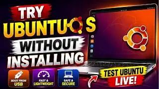 Try Ubuntu OS without installing via USB drive