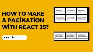 How to Create a Pagination with React JS | React JS Tutorials