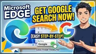 How to Use Google Search Engine in Microsoft Edge || 2026