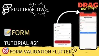 Form Validation UI in FlutterFlow Tutorial | form validation in flutterflow 