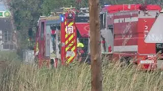 Incendio provocado por la quema de la paja del arroz en el Saler (València, octubre de 2024)