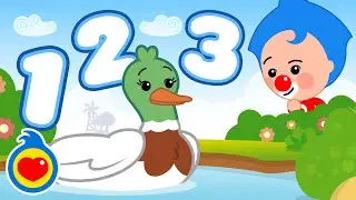 Пятеро утяток 🦆 Учите числа, играя! | Изучающие видеоролики для детей | Плим Плим