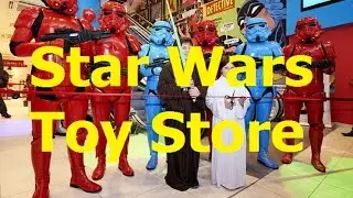 Star Wars Display at 'Toy Store' on Oxford Street London