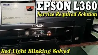 Epson L360 Service Required Solution
