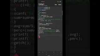 How To Calculate All Subjects Presentage In C-Programing | 