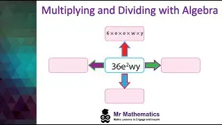 Multiplying and Dividing with Algebra | Mr Mathematics