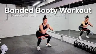 5 Minute Banded Booty Workout (3rd Trimester) - Move with Char