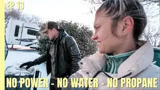 Surviving the Texas FREEZE in our RV!
