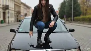 Woman Trample Car 