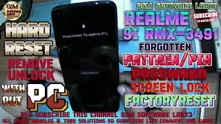 Realme 9i Hard Reset|Realme RMX-3491 Factory Reset|without PC