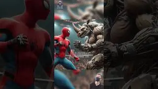 Spiderman vs Rhino (Revenge of Hulk) 🥊 UFC Match #marvel #avengers #spiderman #ufc #shorts #mma