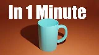 [reupload]How to create an awsome mug in Blender in 1 Minute