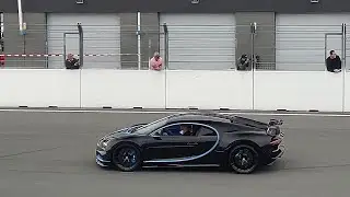 Supercars Accelerating on Track - Apollo IE, Mirage GT, Huracan STO, 488 GTB, Aventador S, 675LT