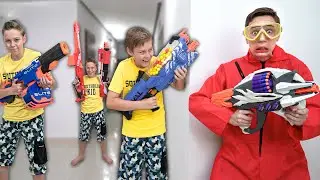 NERF Clones Battle (part 1): I Accidentally Cloned my Brother, Who is Real Max?
