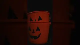 Halloween Buckets and Skull in the Doorway#short#youtubeshort#bestshort#papularshortv#treandingshort