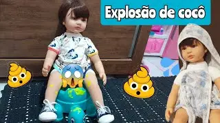Meu Bebê Reborn usou o Pinico pela primeira vez/EXPLOSÃO DE COCÔ