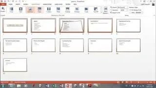 MS Powerpoint 2013 - Transitions