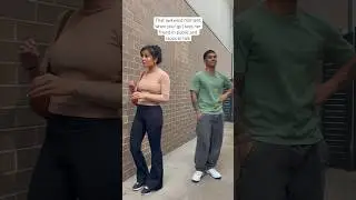 That awkward moment when your girl sees her friend in public and stops to talk..