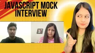 JavaScript live interview | JavaScript Mock interview | Episode 1