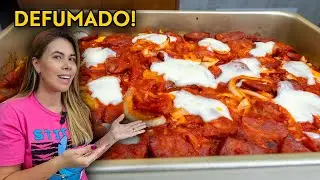 A Melhor Torta de Pizza com Recheio Generoso e Queijo Derretido!