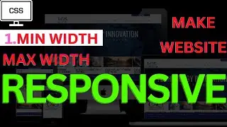 max-width min-width responsive design | max-width or min-width | css responsive design tutorial