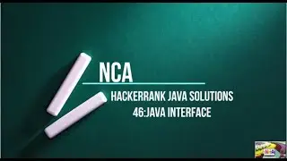 46:Java Interface || Hackerrank java solution