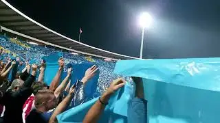 Crvena zvezda - Young Boys 2:2 - Koreografija delija na mecu