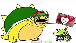 Bowser Jr. annoying his dad by singing the most cringe song we’ve ever heard (Valentine’s Special).