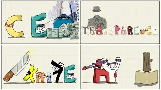 Alphabet Lore PARODY COMPILATION / Alphabet Lore animation @Mike Salcedo