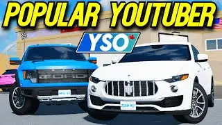 PLAYING MY NEW CAR ROBLOX WITH THIS POPULAR YOUTUBER!