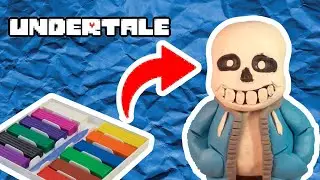 ЛЕПЛЮ 🤟САНСА 🤟SANS ИЗ 🖤UNDERTALE🖤 КАК СЛЕПИТЬ КЛАССИЧЕСКОГО ПЕРСОНАЖА ИГРЫ АНДЕРТЕЙЛ ИЗ ПЛАСТИЛИНА