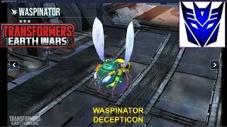 [*/\*] Transformers Earth Wars - Unlock Decepticon WASPINATOR (3 STAR) and Gameplay