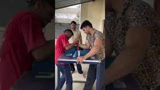 ARM WRESTLING WITH ONE OF THE INDIA TOP PLAYER @WRISTHUNTER #minivlog #armwresting #wristhunter