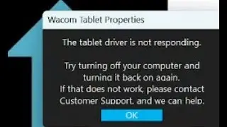 WACOM Driver Problem - 