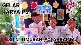 FULL OF FUN!! HOLDING WORKS OF P5 ELEMENTARY SCHOOL STATE ELEMENTARY SCHOOL YOGYAKARTA #p5 #youtu...