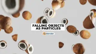 Create Falling Object animations with Particles in Blender